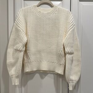 Banana Republic Cream Crew Neck Sweater